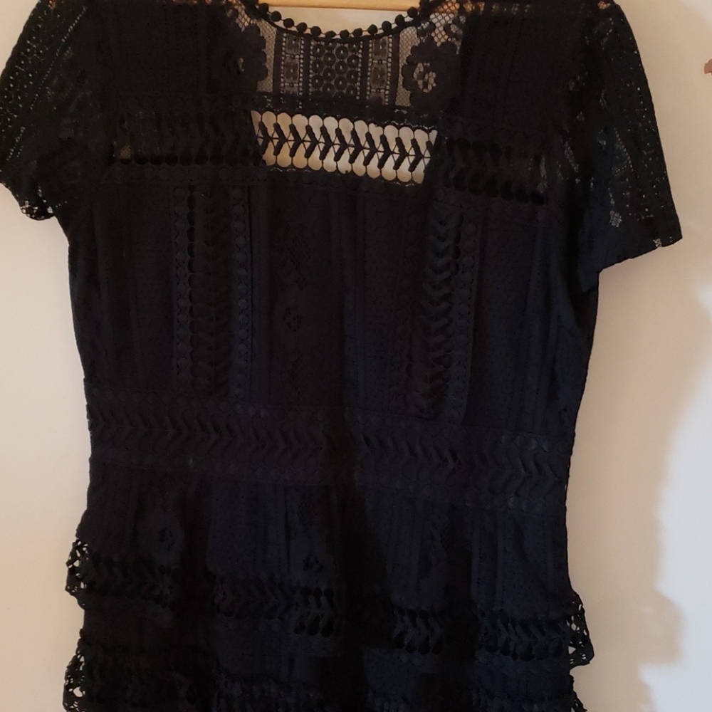 BLACK LACE DRESS - Picture 6 of 6